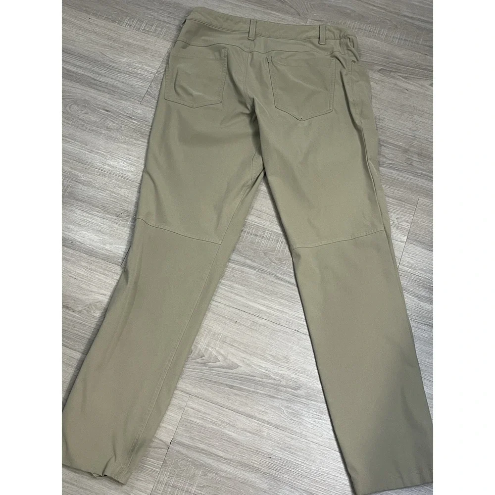 Lululemon Pants Mens 30x30 Tan Commission Zip Pocket Trouser Ventilated